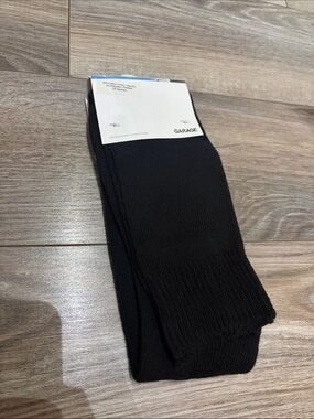$3/ youth knee high Garage black socks